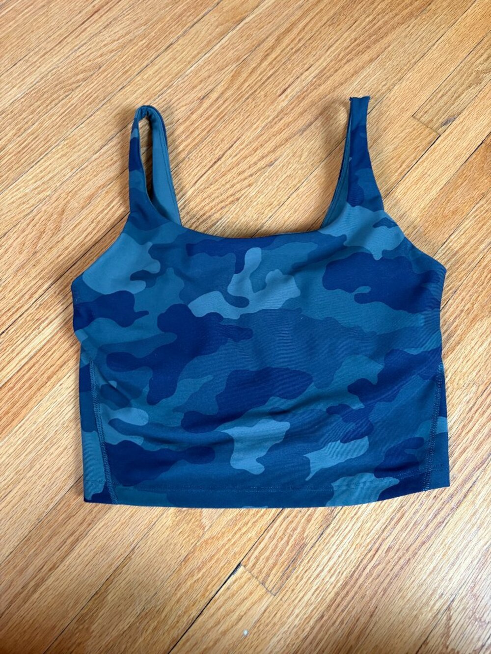 Light Support PowerSoft Longline Sports Bra- Camo, Medium